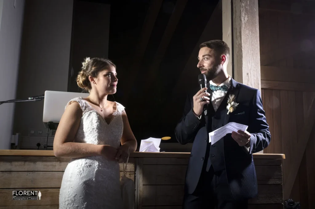 discours émouvant des mariés florent fanie photographe boulogne sur mer lille le touquet paris calais saint omer