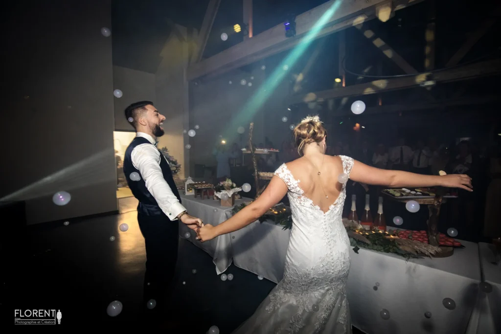 photographe mariage le touquet danse maries bulles et gateau florent studio boulogne sur mer lille paris saint omer