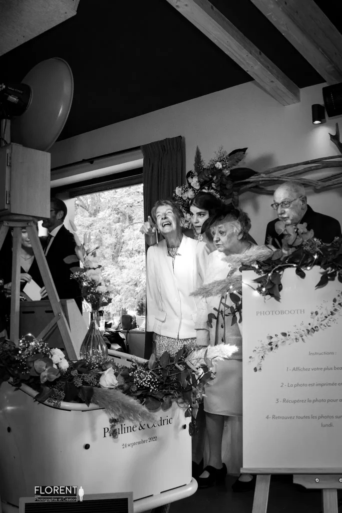photographe mariage le touquet photobooth papy mamies mariee florent studio boulogne sur mer lille paris saint omer