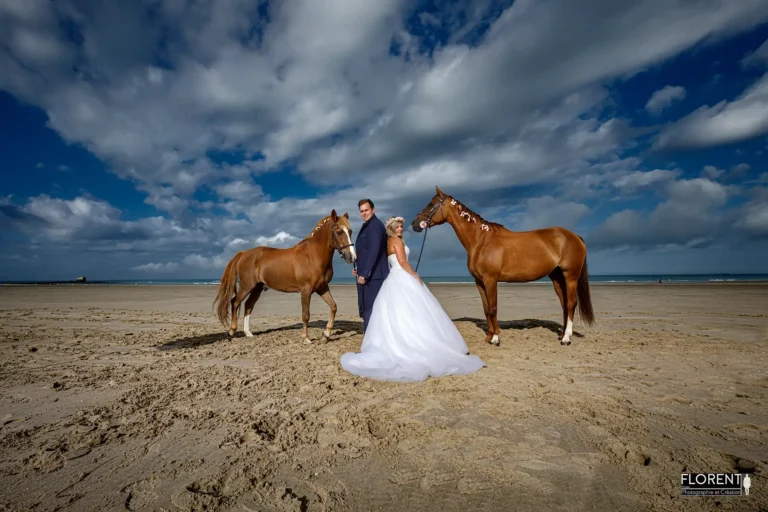 photographe after day mariage boulogne sur mer desvres les maries et chevaux sur la plage florent studio mariage lille le touquet paris calais saint omer arras dunkerque hardelot