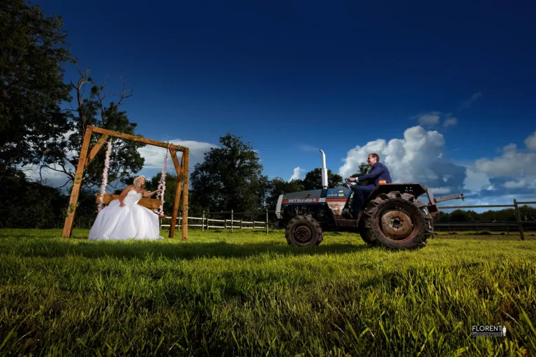 photographe mariage saint omer after day magique avec humour tracteur et balancelle florent studio boulogne sur mer lille le touquet paris calais saint omer desvres berck